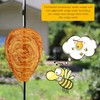 Gulfmew 6 Pack Wasp Nest Dummy Waterproof Hanging Artificial Wasp