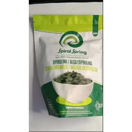 Alga Espirulina Máxima Orgánica 500 Tab Vegan Kosher 250 G                                                                                            