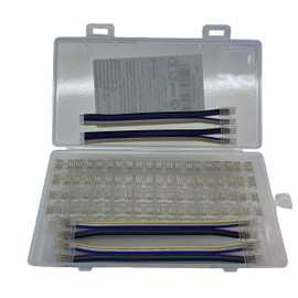 ENQIMAOYI Pack of 20 LED Strip Connectors, 6 Pin 12 mm 6 Pin LED Strip Connector, 6-Pin Connection Cable Connector for SMD 5050 RGBWW LED Strips