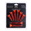 MAZEL Clear Plastic Golf Tees for Extra Distance and Heavy