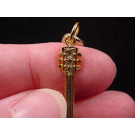 Gibson (M-300-C) Red + white GIBSON ES-335 Repro '58 GUITAR Pendant NECKLACE Jewelry