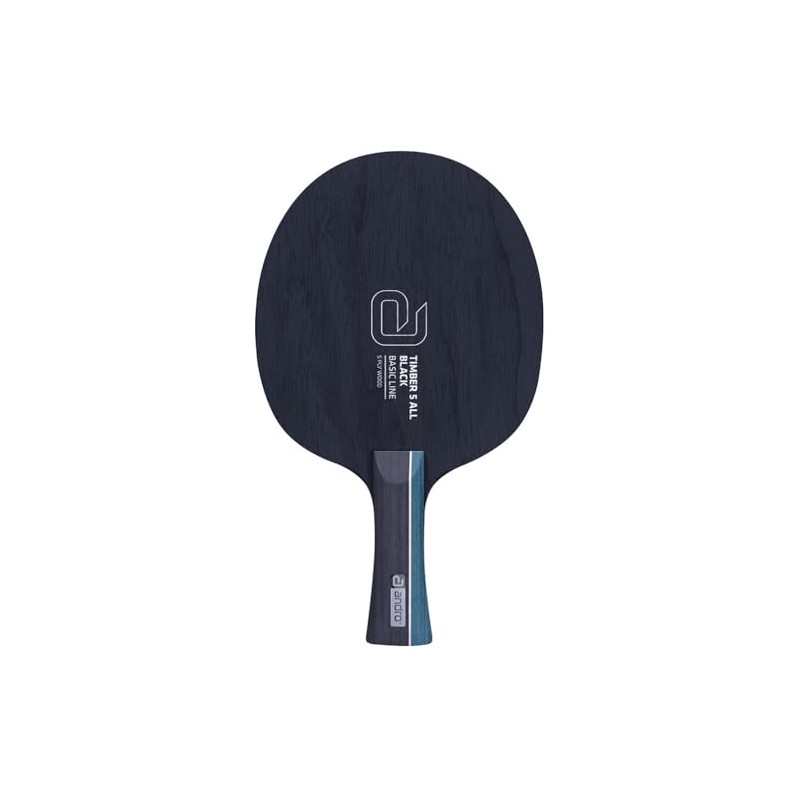 andro 100022027 Timber 5 All Black Shake Racquet Flare (FL)