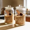 8-Piece Acacia Wood Nesting Measuring Cups and Spoons Set, Laser
