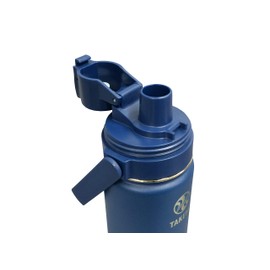 TAKEYA Flask Go Cup 17.6 fl oz (0.52 L), Dark Blue, Cup Included, For Children, Water Bottle, Stainless Steel Bottle