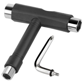 All-in-One Skateboard Tool, Multifunctional Skateboard Maintenance, Allen Wrench, T-Shaped Spanner, All-Purpose Skateboard Tool