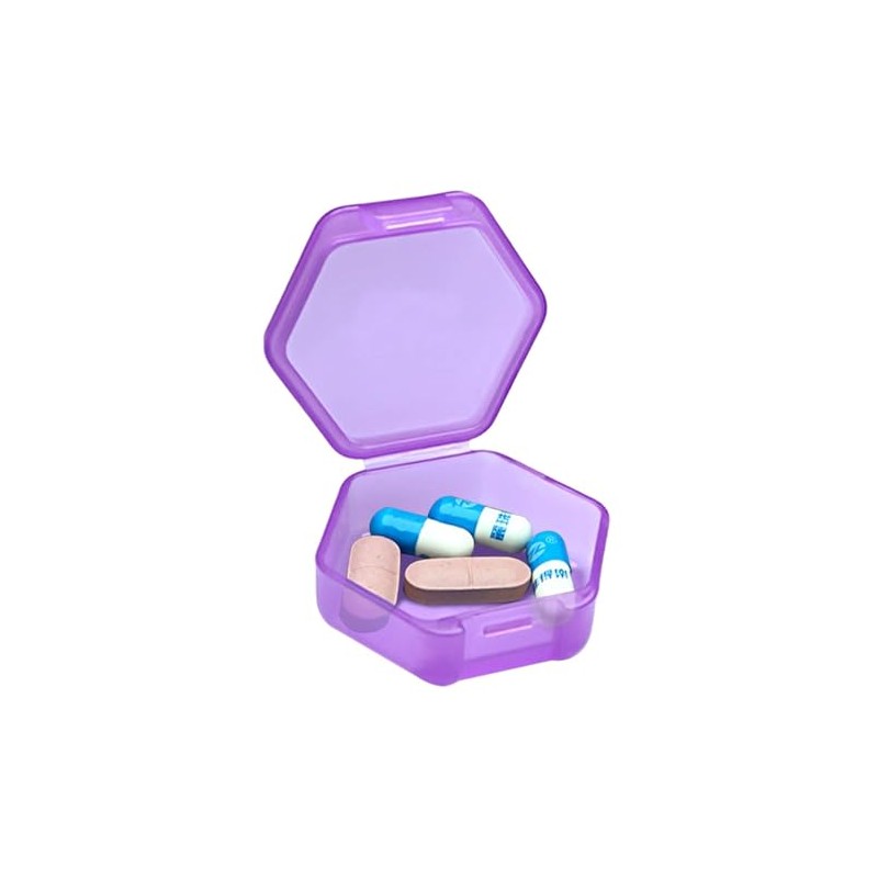3 pcs Mini Pill Box, Portable Travel Organizer, for Travel