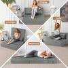 FILUXE Convertible Folding Sofa Bed - Sleeper Chair with Pillow,
