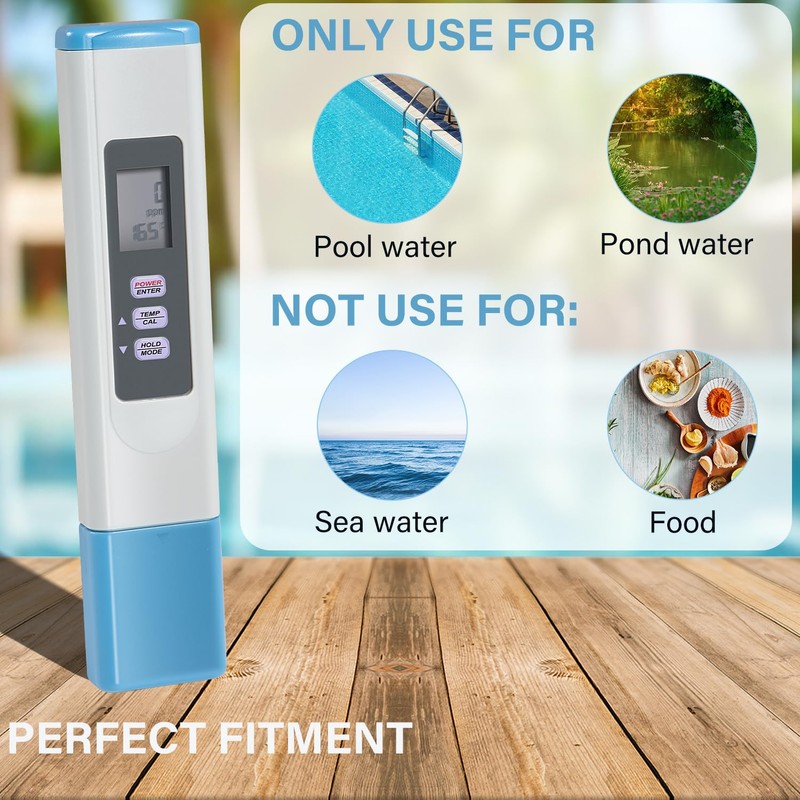 Bzsunway SALT-3050 Waterproof IP65 Meter, Digital Salinity PPM Temperature Tester