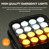INHTGEAS Magnetic Strobe Lights - Wireless Strobe Hazard Light Kit