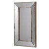 HomeRoots 24" Silver Framed Antiqued Accent Mirror