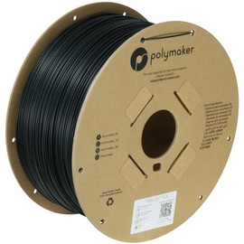 Polymaker PLA Filament, Black 3D Printing PLA Filament 1.75mm 3kg - PolyLite 3D Printer PLA Filament, Dimensional Accuracy +/- 0.03mm, Compatible with Most 3D Printer, Black