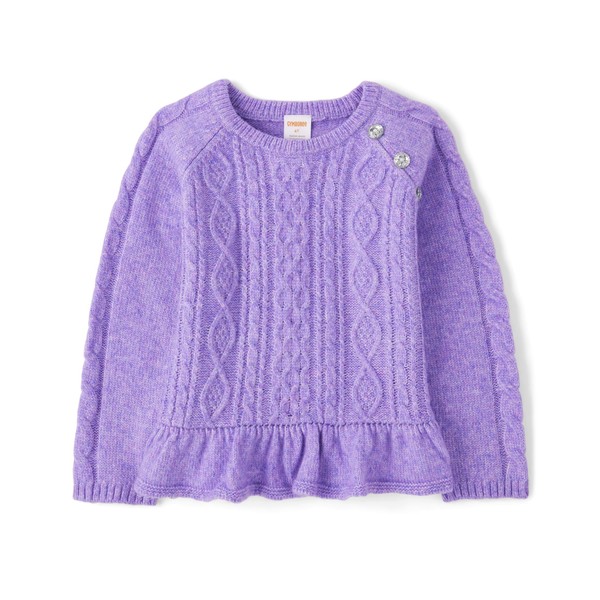 Gymboree,and Toddler Long Sleeve Sweaters,Gem Purple,10