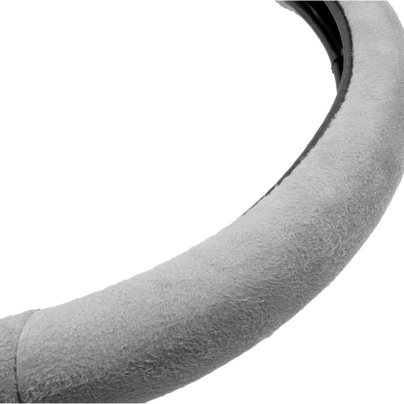Memory Foam Steering Wheel Cover - Gray