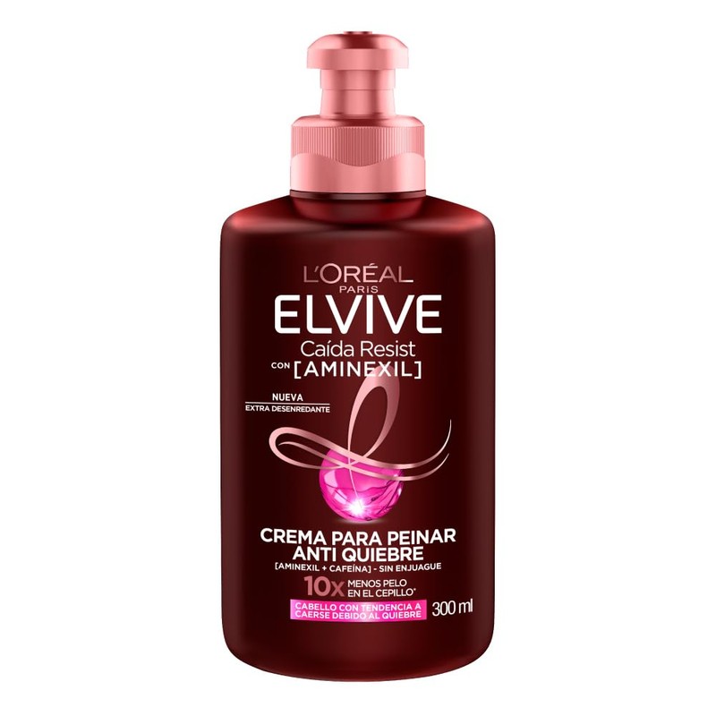 LOreal Paris, Crema Para Peinar Caída Resist Con Aminexil Elvive