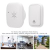 Self Generated Wireless Doorbell Set 38 Ringtones 4 Level Adjustable