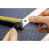 BAZIC Utility Knife Box Cutter,18 mm Wider Blade Snap-Off Razor,