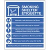 Smoking shelter COVID19 guidelines