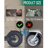 GLDYTIMES 10 Inches Solid Tire, 10X2/54-152 Electric Scooter Wheels, 10x2.125