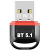 GUROYI Bluetooth 5.1 Technology, USB Adapter, Bluetooth 5.1 Technology, Ultra