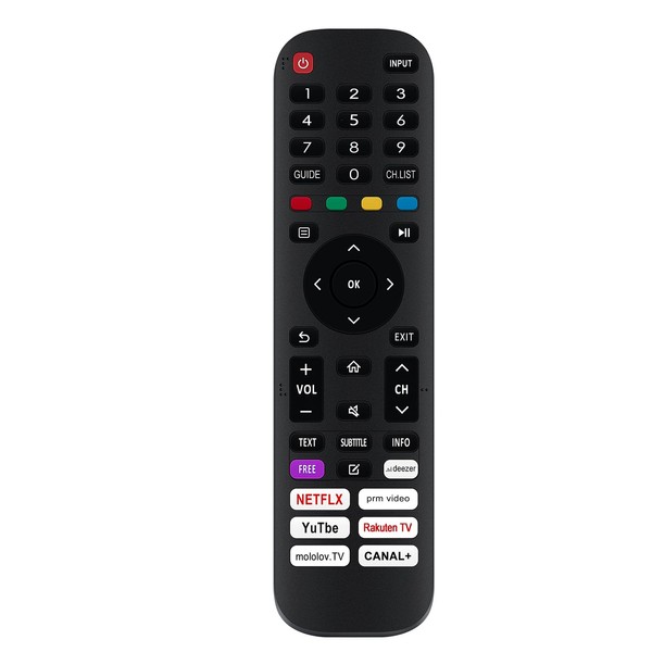 VINABTY EN2AP30H Replacement Remote Control Compatible with Hisense TV 32A4HG