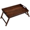 Rossie Home Bamboo Bed Tray, Lap Desk with Phone Holder