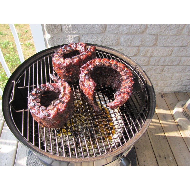 BBQgaskets.com Easy Stick(tm) Weber Smokey Mountain Gasket hi-temp Nomex seal