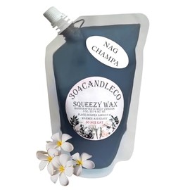 304CandleCo 3 oz Squeezable Wax Melt Candle - 50 SCENTS - Nag Champa - Highly Fragrant & Hand-Crafted - Easy Mix & Match - 100% American Made - Perfect for Wax Warmers