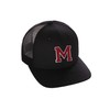 Structured Trucker Mesh Hat Custom Colors Letter M Initial Baseball