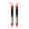 KEEDA 4PCS Aluminum Threaded Shock Absorbers Oil Damper for 1/18