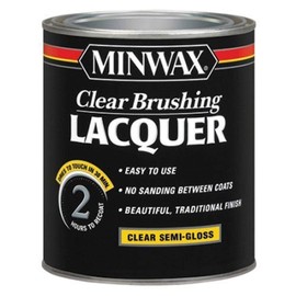 Minwax 155050000 Clear Lacquer, Quart, Semi-Gloss, 32 Fl Oz