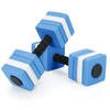 2 Pack Aquatic Exercise Dumbbells Swim Dumbbells High Density EVA