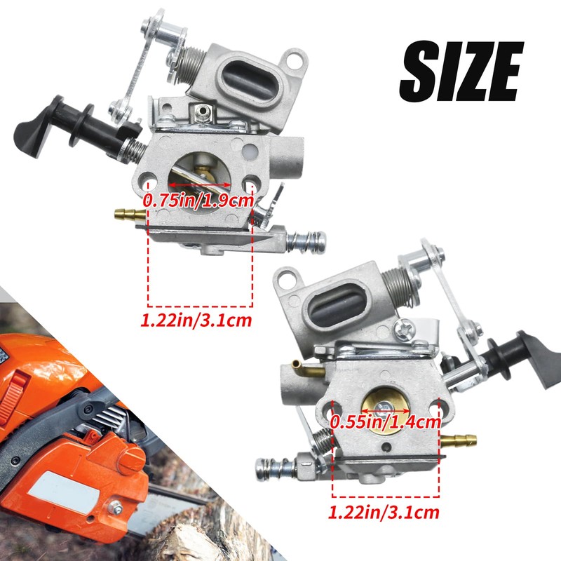 SYOWADA 522007601 Carburetor Replacemrnt For Husqvarna T435 Chainsaw, Carburetor Kit