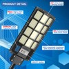 CAHOUGSMT Solar Street Lights Outdoor Dusk to Dawn, 3000W Solar