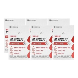 Chong Kun Dang Health Promega Omega3 Triple Enteric Coated Capsule 654mg x 60 capsules x 6 boxes / 종근당건강 프로메가 오메가3 트리플 장용성캡슐 654mg x 60캡슐 x 6박스
