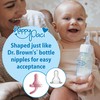 Dr. Brown's HappyPaci 100% Silicone Baby Pacifier, Contoured One-Piece Design,