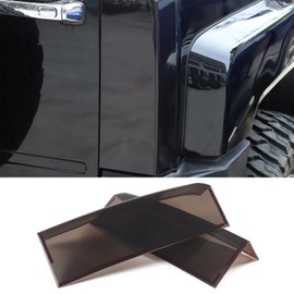 PIUGILH Rear Tail Light Guards Cover Fit for Hummer H3 2005-2009, Tail Light Lamp Smoked Black Cover Guard Trim Frame Decoration, Transparent Gray