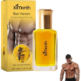 Thermofirm Bee Venom Gynecomastia Oil, Gynäkomastie-Straffungsöl für Männer, Bienengiftöl, Gynäkomastie-Straffungsöl für Männer für alle Hauttypen, Kann Zur Stärkung Der Brustmuskulatur Beitragen
