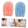 SHOWERORO 2pcs Body Scrub Gloves Dual-Sided Exfoliating Mitts for Dead