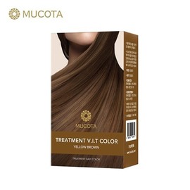 Mucota Treatment Easy Color Hair Dye Season 2 Yellow Brown / 무코타 트리트먼트 이지컬러 염색약 시즌2 옐로우브라운