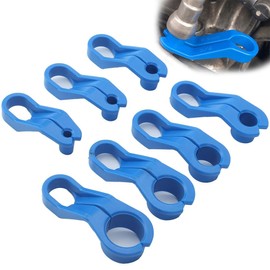 LEEQBCR 7 Piece Elbow AC Line Disconnect Tool, AC Fuel Line Elbow, Fuel Line Removal Tool for Automotive Transmission Oil Cooler Lines