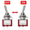 Heschen Miniature Toggle Switch MTS-101 ON-OFF SPST 2 Pin, 2A