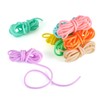 Spritewelry 16 M Hollow Pipe Rubber Cords 4mm Rainbow Barber
