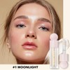 Erinde Liquid Highlighter Face Bronzer Stick Natural Glossy Finish Lightweight