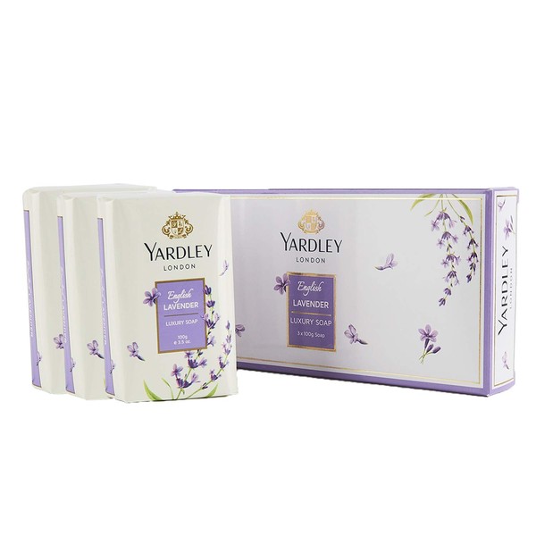 Yardley English Lavender Luxury Soap, 3x100gm