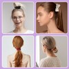 Qianyu 12 Stück Haargummis Elastische Weiche Seide dünne Haarbänder Scrunchie