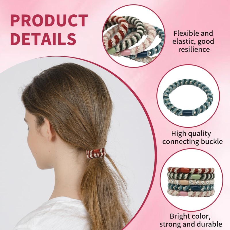 Katyjun Pack of 20 Hair Bands Elastic Stylish Hair Scrunchies
