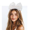 Yheahin Big Bow Headband for Women Soft Bow-Knot Hair Hoop