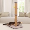PELUOMOZ Tall Cat Scratching Post 36 inch Large Cat Scratch