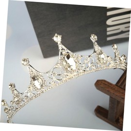 Mikinona Bride Crystal Headband Handmade Headdress for Wedding Dress Accessories Elegant Hair Hoop for Parties and Engagements Fine Workmanship Durable Design Chic Style