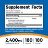 Nutricost Bitter Melon 600mg (2,400mg Equivalent), 180 Capsules - Gluten